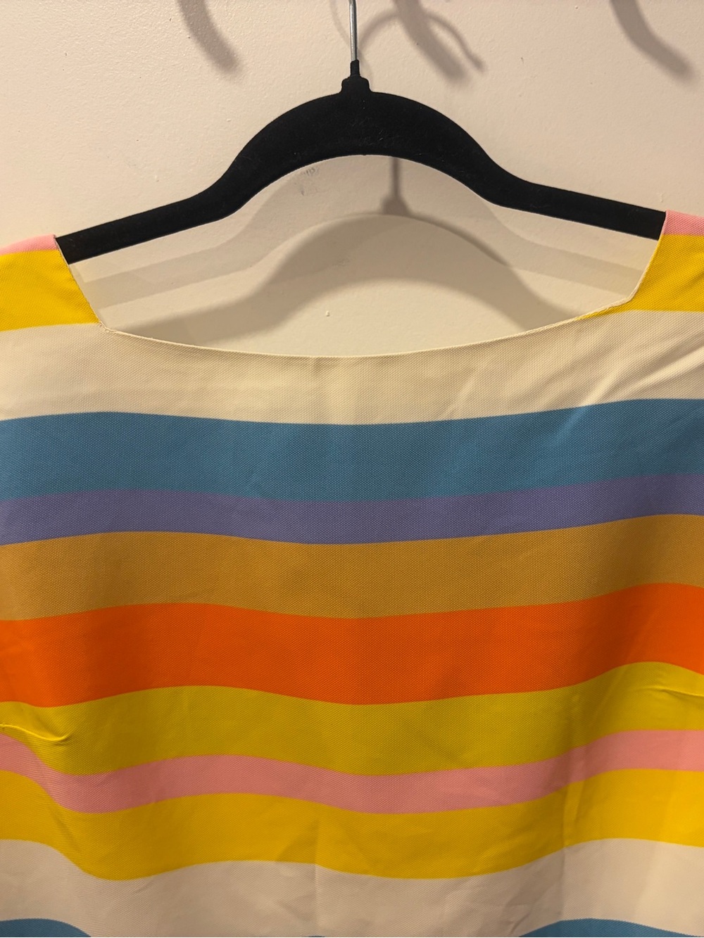 Vintage 70s Multi-Color Striped Sleeveless Top - Women's - Picture 5 of 11